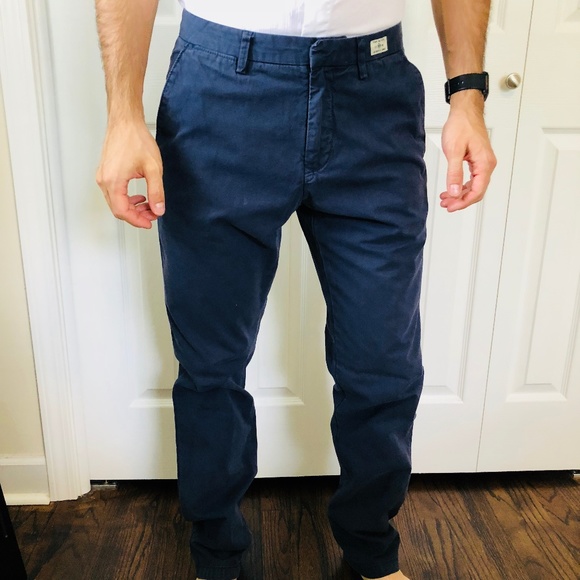 tommy hilfiger navy chinos